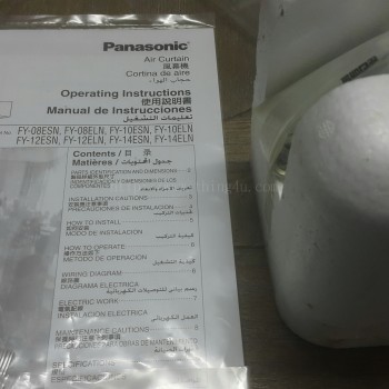 ม่านแอร์ PANASONIC FY-10ESN 