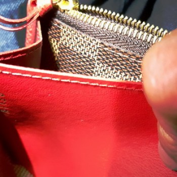 กระเป๋าสตางค์ Louis Vuitton Emilie Damier Ebene ของแท้