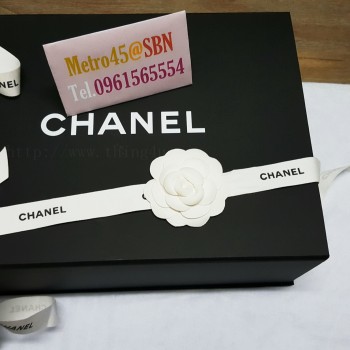 กระเป๋าสะพาย Chanel Classic Jumbo Caviar Chevron ของแท้