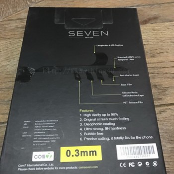 ฟิล์มกระจกนิรภัยอย่างดีแบบใส Iphone6