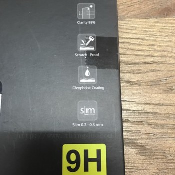 ฟิล์มกระจกนิรภัยอย่างดีแบบขอบดำ Iphone6