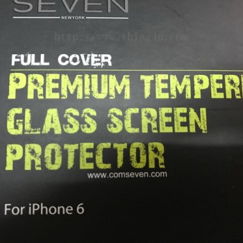 ฟิล์มกระจกนิรภัยอย่างดีแบบขอบดำ Iphone6