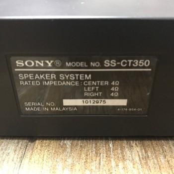 ชุดโฮมเธียเตอร์ SONY SOUND BAR HT-CT350