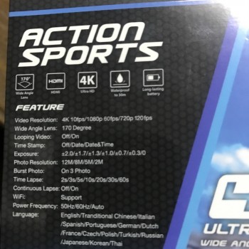 กล้อง X-SHOT H2 4K Ultra HD+Wifi ของใหม่