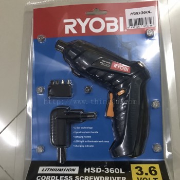 ไขควงไฟฟ้า RYOBI HSD-360L ของใหม่
