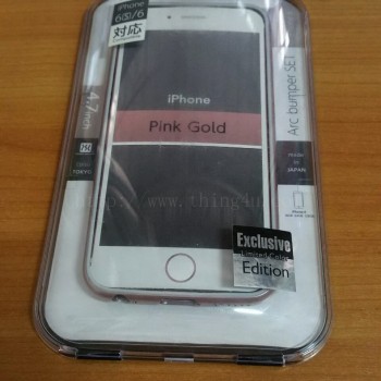  เคส pumper Iphone6 สีpink gold แท้ญี่ปุ่น
