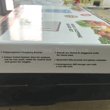 ชุดเขียงเหลี่ยม4ชิ้น