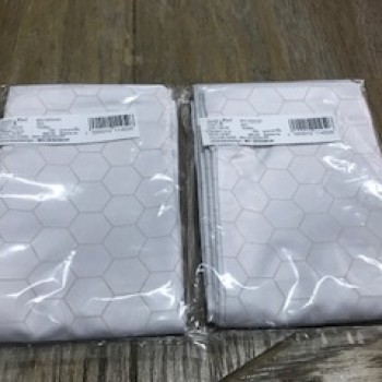 ปอกหมอน Pasaya 650 เส้นด้าย ราคาพิเศษ ลายรวงผึ้ง สีครีมขาว