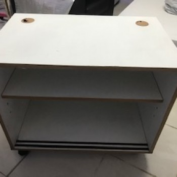 ตู้เอกสารเอนกประสงค์มีล้อขนาด50.2x83x68.2cm.ไม่มีบานปิด