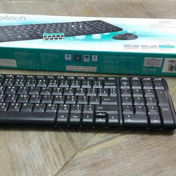 Logitech keyborad wireless ana mouse