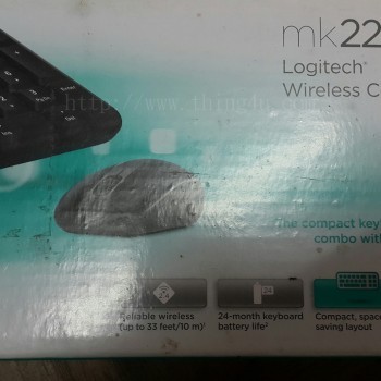 Logitech keyborad wireless ana mouse