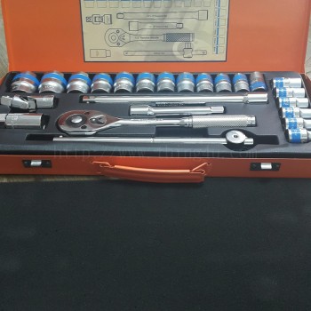 ชุดบ๊อกเครื่องมือ 24ชิ้น GATE GT-234024-B 